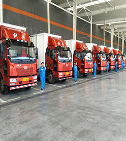 常州到东营物流公司车辆展示